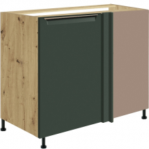 Szafka dolna stojąca narożna 1 drzwi Lewa GLA-24D GLAMOUR GREEN Podstawowe