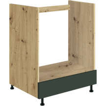 Szafka dolna stojąca pod zabudowę piekarnika GLA-17D GLAMOUR GREEN Podstawowe