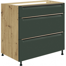 Szafka dolna stojąca 3 szuflady 80 cm GLA-22D GLAMOUR GREEN Podstawowe