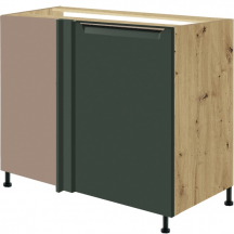 Szafka dolna stojąca narożna 1 drzwi Prawa GLA-25D GLAMOUR GREEN Podstawowe