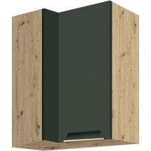 Szafka górna wisząca narożna 1 drzwi Prawa GLA-45G GLAMOUR GREEN Podstawowe