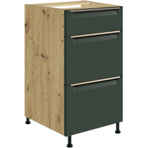 Szafka dolna stojąca 3 szuflady 40 cm GLA-8D GLAMOUR GREEN Podstawowe