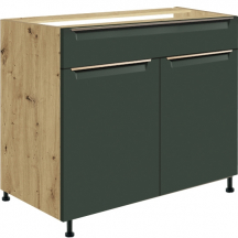 Szafka dolna stojąca 1 szuflada 2 drzwi 90 cm GLA-7D GLAMOUR GREEN Podstawowe