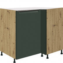Szafka dolna stojąca narożna 1 drzwi Lewa GLA-15D GLAMOUR GREEN Podstawowe