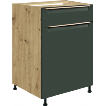 Szafka dolna stojąca 1 szuflada 1 drzwi 50 cm GLA-4D GLAMOUR GREEN Podstawowe