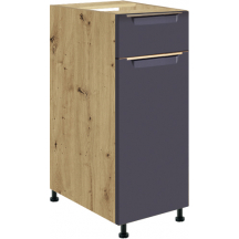 Szafka dolna stojąca 1 szuflada 1 drzwi 30 cm GLA-1D GLAMOUR BLUE Podstawowe