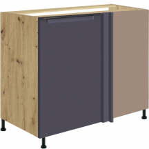 Szafka dolna stojąca narożna 1 drzwi Lewa GLA-24D GLAMOUR BLUE Podstawowe