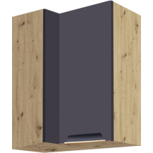 Szafka górna wisząca narożna 1 drzwi Prawa GLA-45G GLAMOUR BLUE Podstawowe