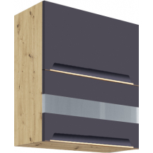 Szafka górna wisząca witryna 2 klapy 60 cm GLA-40G GLAMOUR BLUE Podstawowe