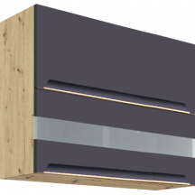 Szafka górna wisząca witryna 2 klapy 90 cm GLA-42G GLAMOUR BLUE Podstawowe