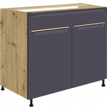 Szafka dolna stojąca 1 szuflada 2 drzwi 90 cm GLA-7D GLAMOUR BLUE Podstawowe