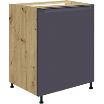 Szafka pod zlewozmywak 1 drzwi 60 cm GLA-11D GLAMOUR BLUE Podstawowe