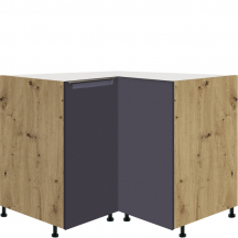 Szafka dolna stojąca narożna 1 drzwi GLA-16D GLAMOUR BLUE Podstawowe