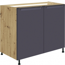 Szafka pod zlewozmywak 2 drzwi 90 cm GLA-13D GLAMOUR BLUE Podstawowe