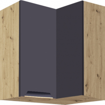 Szafka górna wisząca narożna 1 drzwi GLA-54G GLAMOUR BLUE Podstawowe