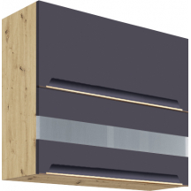 Szafka górna wisząca witryna 2 klapy 80 cm GLA-41G GLAMOUR BLUE Podstawowe