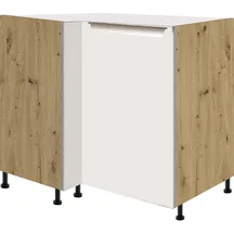 Szafka dolna stojąca narożna 1 drzwi Prawa GLA-14D GLAMOUR WHITE Podstawowe