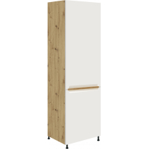 Szafka dolna wysoka słupek pod zabudowę lodówki 60 cm GLA-21D GLAMOUR WHITE Podstawowe