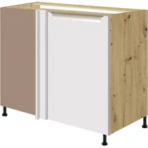 Szafka dolna stojąca narożna 1 drzwi Prawa GLA-25D GLAMOUR WHITE Podstawowe