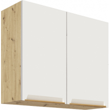 Szafka górna wisząca 2 drzwi 80 cm GLA-43G GLAMOUR WHITE Podstawowe