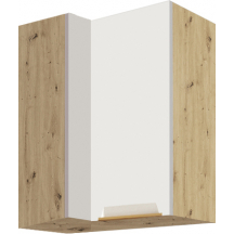 Szafka górna wisząca narożna 1 drzwi Prawa GLA-45G GLAMOUR WHITE Podstawowe