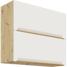 Szafka górna wisząca 2 klapy 80 cm GLA-48G GLAMOUR WHITE Podstawowe