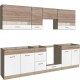 Kolor: Zestaw mebli kuchennych C Plus 260 cm CREATIVA Widok z innej strony