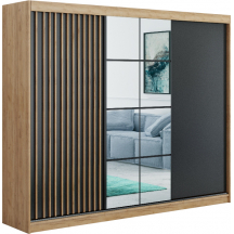 Szafa przesuwna 250 z lustrem ROCCO Podstawowe