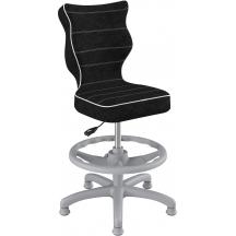 Fotel obrotowy dziecięcy PETIT WK+P SZARY Podstawowe (1)