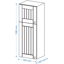 Szafka górna wisząca WPP 4/108 ELIN Szkic