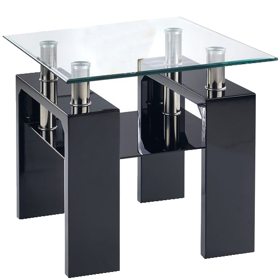 DIANA H KWADRAT czarny Halmar Ława lakierowana Podstawowe