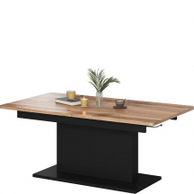 BUSETTI dąb wotan / czarny Halmar Ławostół Podstawowe