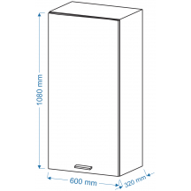 Szafka górna wisząca W 6/1080 BLANKA Szkic