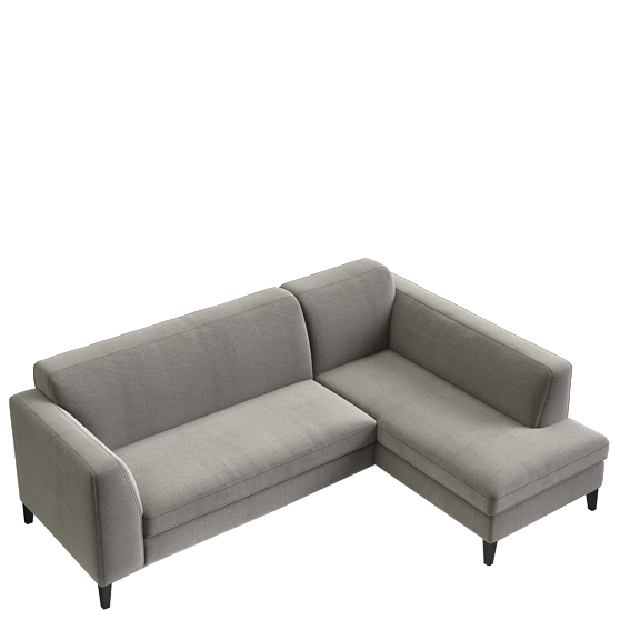 Narożnik z funkcją spania i pojemnikiem 2,5F-REC/BK AVOLA Podstawowe