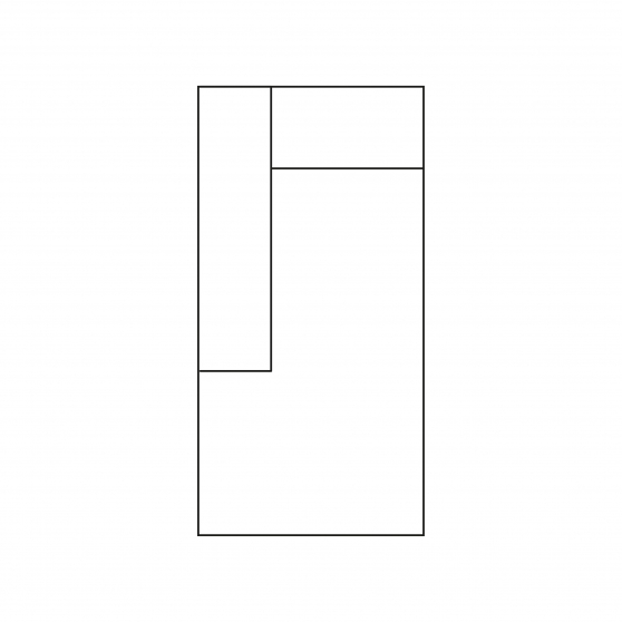 Segment M.REC Lewy BOURBON Szkic