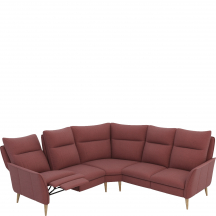 Narożnik z wysokim oparciem i funkcją relaksu manualną2RF (1RFm)-TRE-2 INES Podstawowe