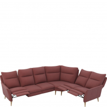 Narożnik z wysokim oparciem i funkcją relaksu manualną3RF (1RFm)-TRE-2RF (2RFm) INES Podstawowe