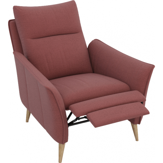 Fotel z wysokim oparciem i funkcją relaksu elektryczną RF INES Podstawowe