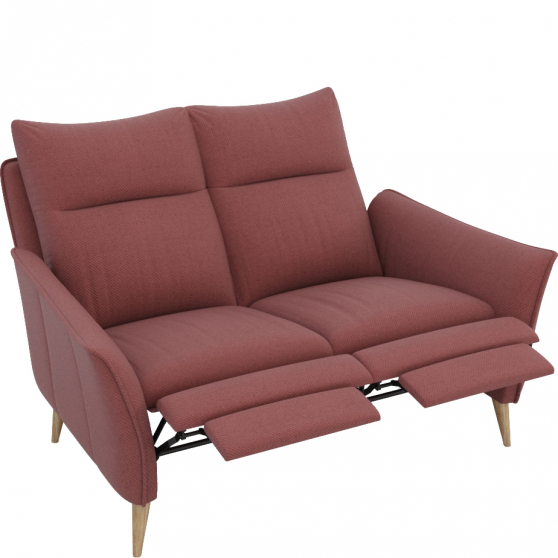 Sofa z wysokim oparciem i funkcją relaksu manualną 2RF INES Podstawowe