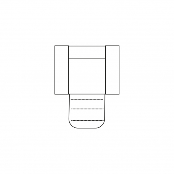Fotel z relaksem elektrycznym LEONARDO Szkic