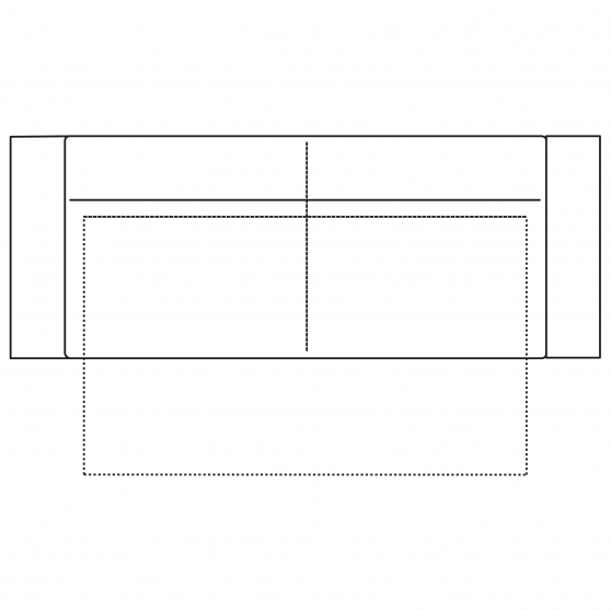 Sofa z funkcją spania 3F MIA Szkic