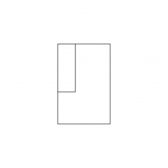 Segment 1,5HT/BK z pojemnikiem Lewy MIA Szkic