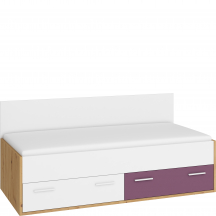 Łóżko 90 x 200 ze stelażem HEY-10 HEY Podstawowe (1)