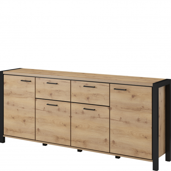 Duża komoda z drzwiami i szufladami 24TWLK25 TYP-25 AKTIV Podstawowe