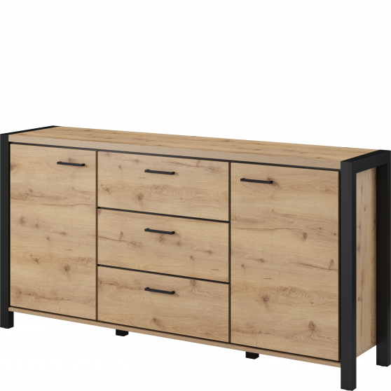 Komoda 2 drzwi 3 szuflady 24TWLK26 TYP-26 AKTIV Podstawowe