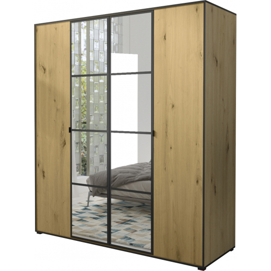 Szafa OSLO I 180 z lustrem Podstawowe