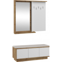 Zestaw mebli do przedpokoju 9 HYBRID Podstawowe (1)