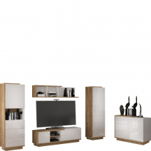 Zestaw mebli do salonu 4 HYBRID Podstawowe (1)