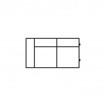Element bez funkcji spania Lewy 140 S2L AMARO Podstawowe