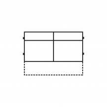 Element z funkcją spania bez boków 160 S2,5F AMARO Podstawowe